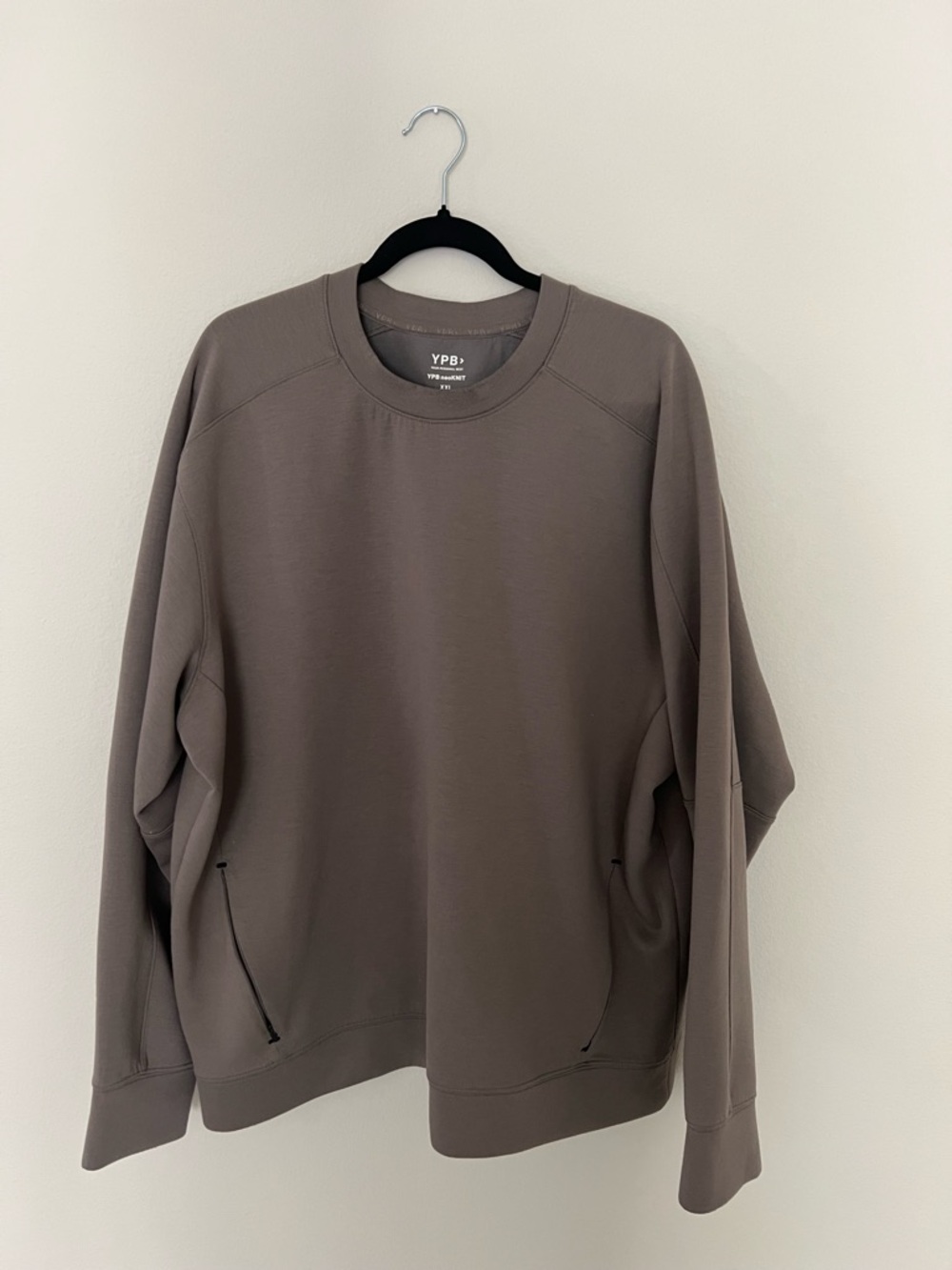 Abercrombie & Fitch Crewneck Sweatshirt - Taupe Brown
